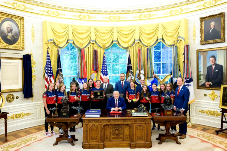 West Suburban meets Trump in White House